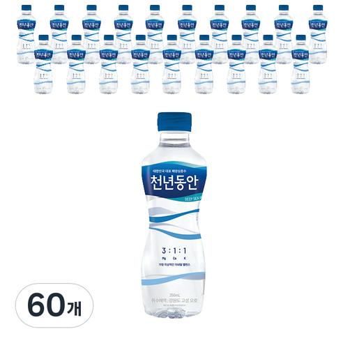 천년동안 해양심층수, 350ml, 60개