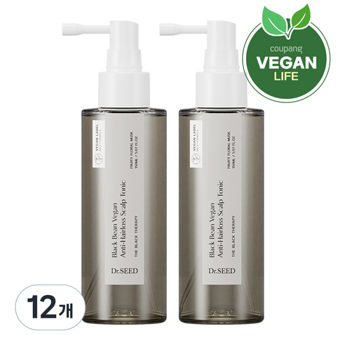 닥터시드 블랙빈 비건 탈모 두피 헤어토닉, 150ml, 12개