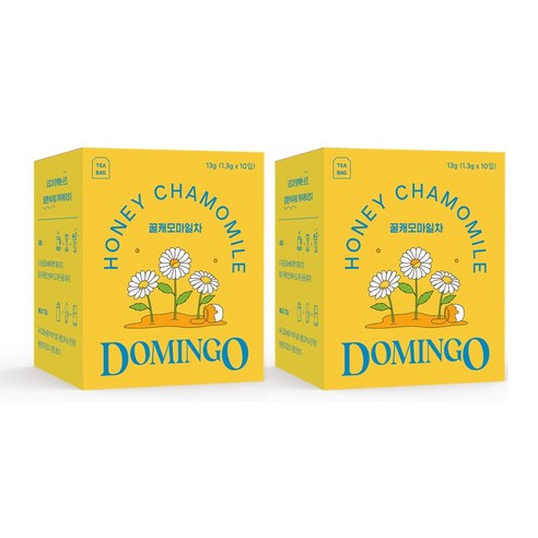 도밍고 꿀캐모마일차, 1.3g, 10개입, 2개