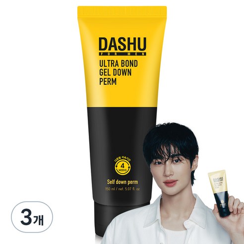 다슈 포맨 울트라 본드 젤 다운펌 세트 억센모발용, 150ml, 3개