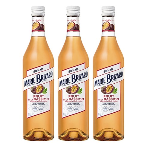 마리브리자드 패션프루츠 시럽, 700ml, 3개