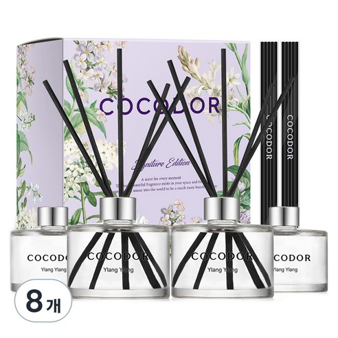 코코도르 퍼퓸 디퓨저, 일랑일랑, 200ml, 8개