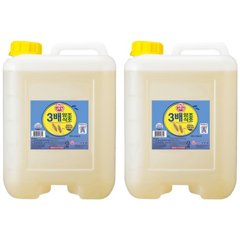 오뚜기 3배 양조 식초, 15L, 2개
