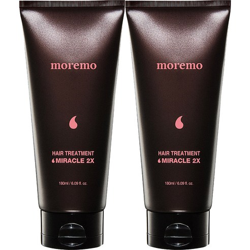 모레모 미라클 2X 단백질 헤어팩 극손상 트리트먼트, 180ml, 1개