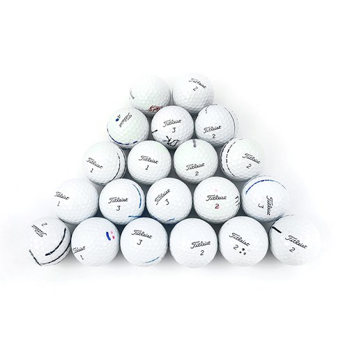 타이틀리스트 PRO V1 로스트볼 A 3피스 42.67mm, 화이트, 20개입, 1개