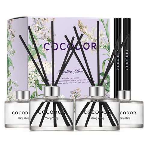 코코도르 퍼퓸 디퓨저, 일랑일랑, 200ml, 4개