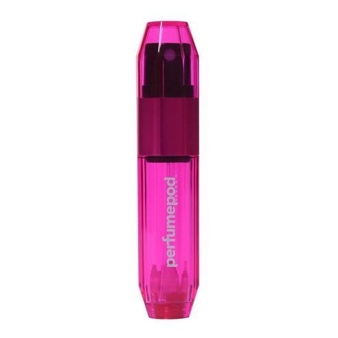 트라발로 퍼퓸팟 아이스 펌핑식 충전 휴대용 향수공병 5ml, 핫핑크, 1개