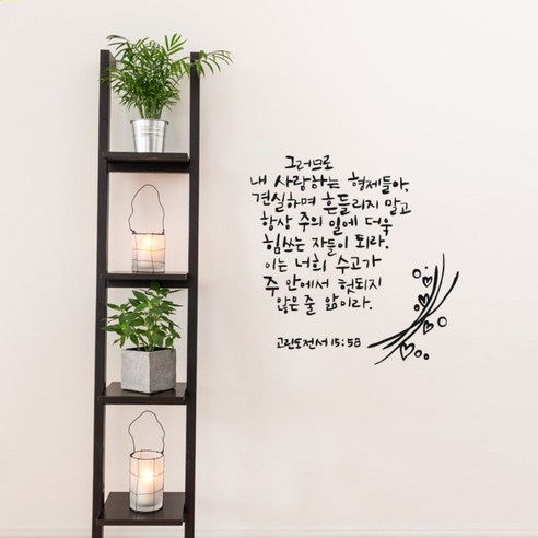 캘리그라피 포인트스티커 견고함, 진회