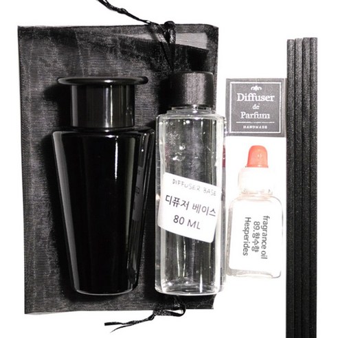 디퓨저KIT, 89.향수향-HESPERIDES, 100ml, 블랙갓폴스블랙