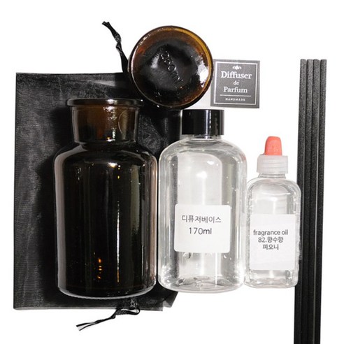 디퓨저KIT, 82.향수향-피오니, 250ml, 시약병