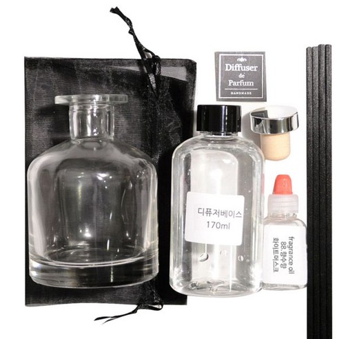 디퓨저KIT-프레시원형 250ML, 88.향수향-WHITE MUSK
