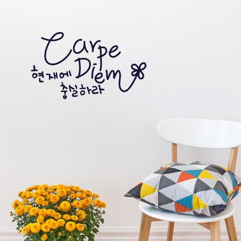 원에이엠 캘리그라피 포인트스티커 Carpe Diem, 군청