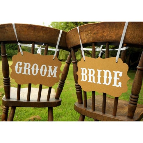 라이프스푼 패브릭 가랜드 2, BRIDE GROOM 1, 1개