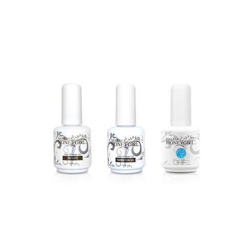 허니걸 트리플젤네일세트, 펄블루코코, 15ml