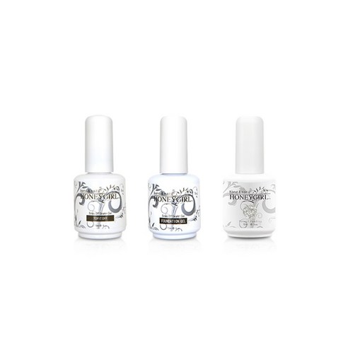허니걸 트리플젤네일세트, 펄스노우플레이크, 15ml