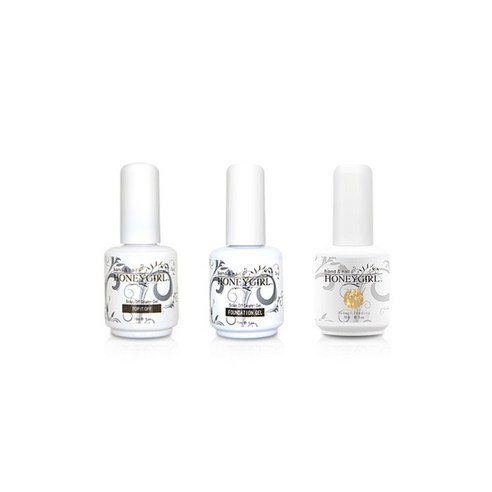 허니걸 트리플젤네일세트, 샤플리블롱, 15ml