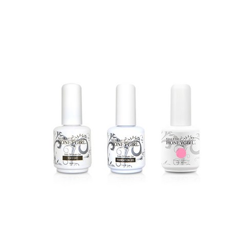 허니걸 트리플젤네일세트, 모노러브파서블, 15ml