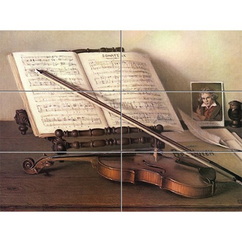 [FA12-3974]악보와 바이올린 FA12-3974, 6장, 1개