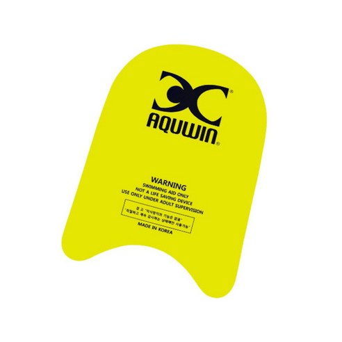 아쿠윈 수영 훈련용 킥보드 KB10, Yellow, 1개