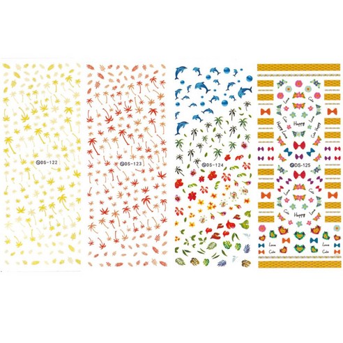 황군통상 네일스티커, DS 122~125, 1개