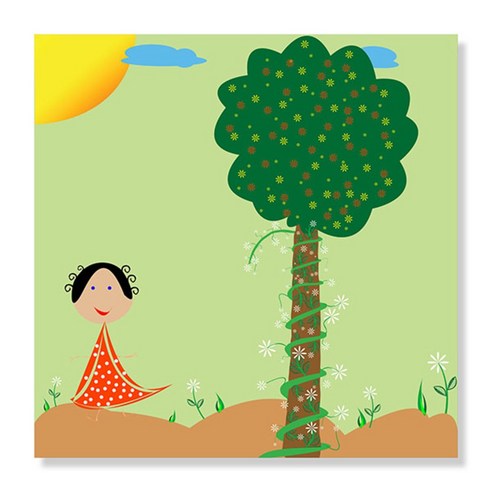 디아섹액자 벽걸이및테이플용, little girl