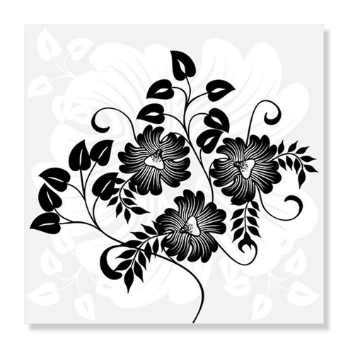 디아섹액자 벽걸이용, Abstract floral