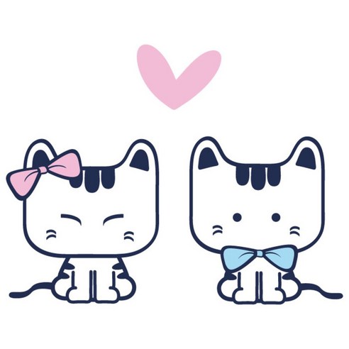 데코사랑 그래픽스티커, 냥이 D