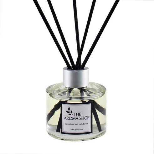 The Aroma Shop 투명유리병 100ml 디퓨저, 화이트자스민