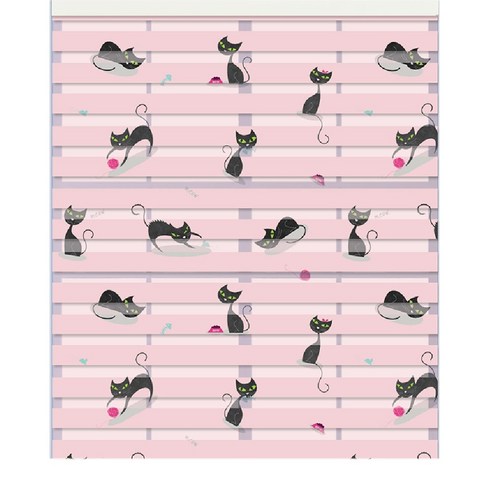 스코홈 북유럽 감성 콤비 블라인드 170, Cat (핑크)