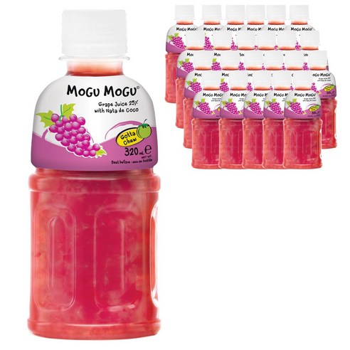 모구모구 과채음료 포도맛, 320ml, 24개