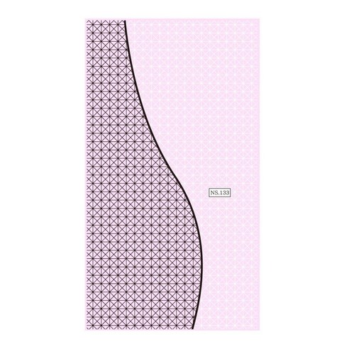 네일스케치 드라이데칼, 스퀘어 격자, 1개