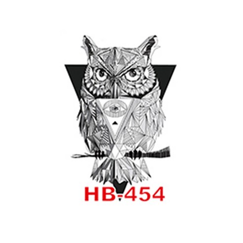 허니걸 타투 타투스티커 2개, HB-454