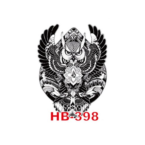 허니걸 타투 타투스티커 2개, HB-398