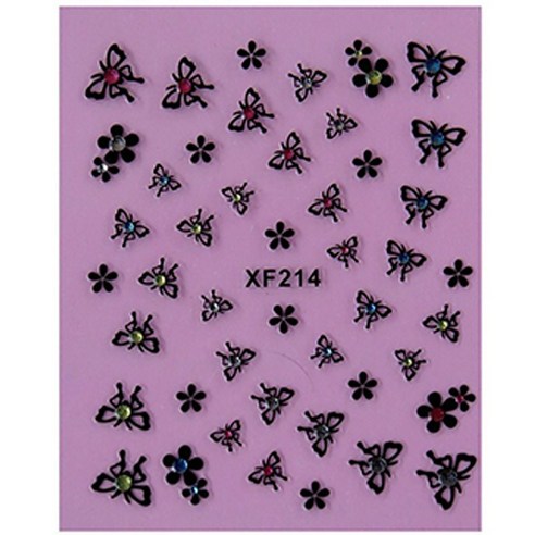 노랜드 XF 네일 스티커 3D 마크, XF214, 10개입