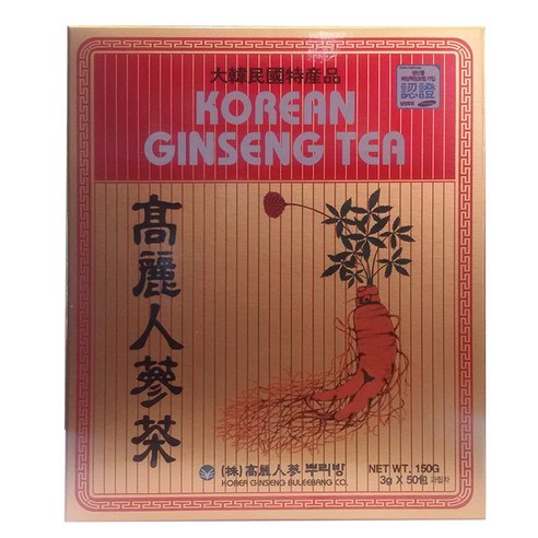 고려인삼뿌리방 고려 인삼차, 3g, 50개입, 1개