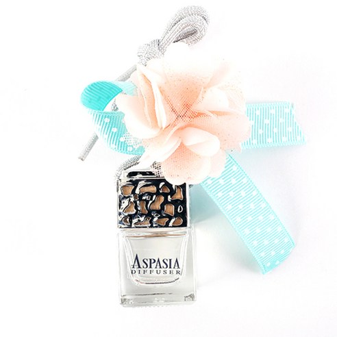아스파시아 하모니 크리스탈 핑크 차량용 디퓨저, 버가못 시트러스, 15ml