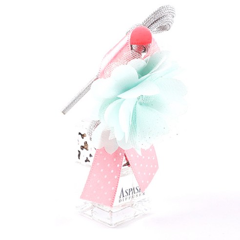 아스파시아 하모니 크리스탈 블루 차량용 디퓨저, 오리엔탈대나무, 15ml