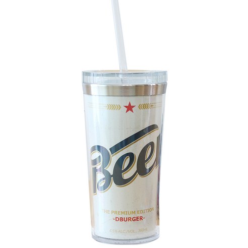 디버거 비어텀블러, 화이트, 360ml
