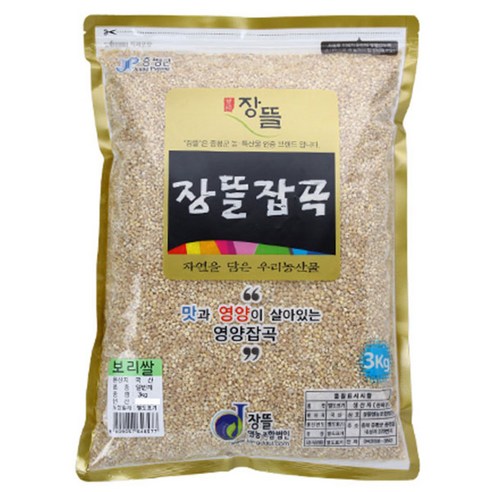 장뜰 늘보리쌀, 3kg, 1개