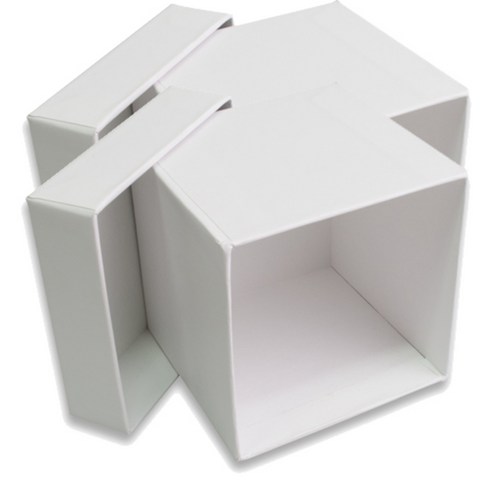 박스몬스터 아트 선물포장박스, WHITE, 2개