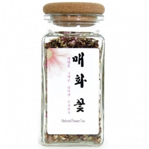청명약초 꽃차, 매화, 15g x 1개