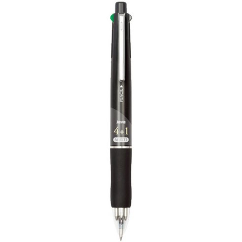 자바펜 제트4+1 멀티펜 0.7mm, 블랙, 1개