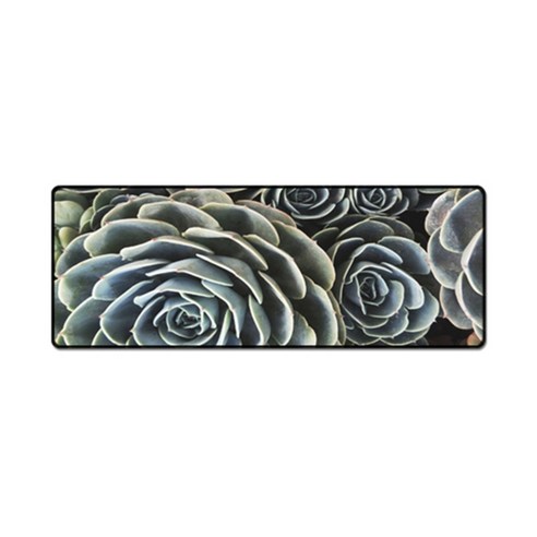 더파슬리 보테니컬 스퀘어 데스크매트 와이드사이즈 80 x 30 cm, GM77630, 1개