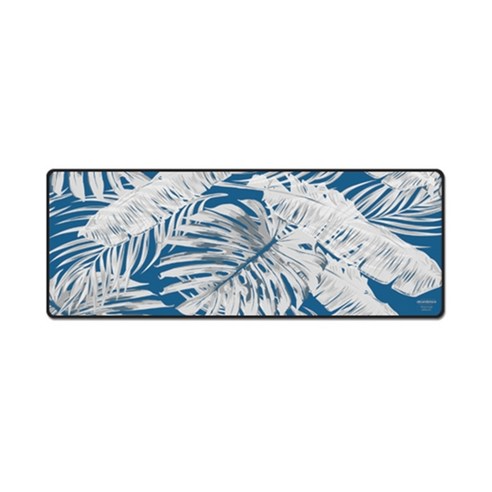 더파슬리 보테니컬 스퀘어 데스크매트 와이드사이즈 80 x 30 cm, GM77033, 1개
