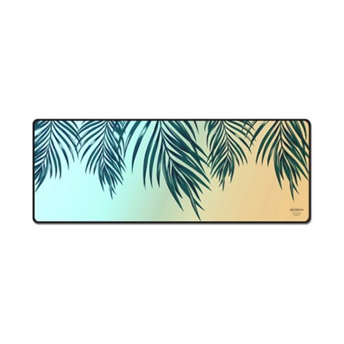 더파슬리 보테니컬 스퀘어 데스크매트 와이드사이즈 80 x 30 cm, GM77001, 1개