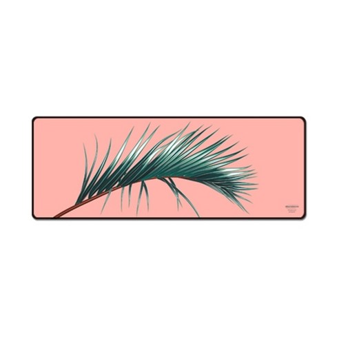 더파슬리 보테니컬 스퀘어 데스크매트 와이드사이즈 80 x 30 cm, GM77018, 1개