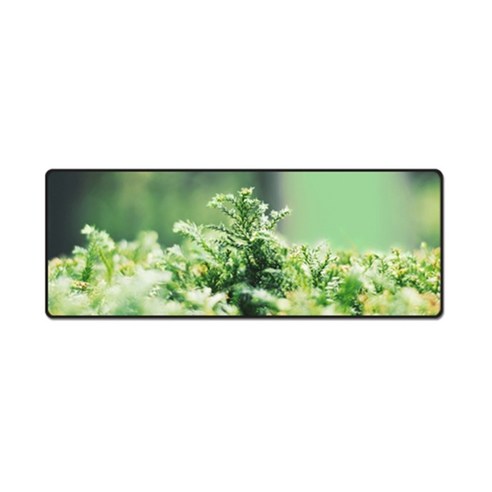 더파슬리 보테니컬 스퀘어 데스크매트 와이드사이즈 80 x 30 cm, GM77579, 1개