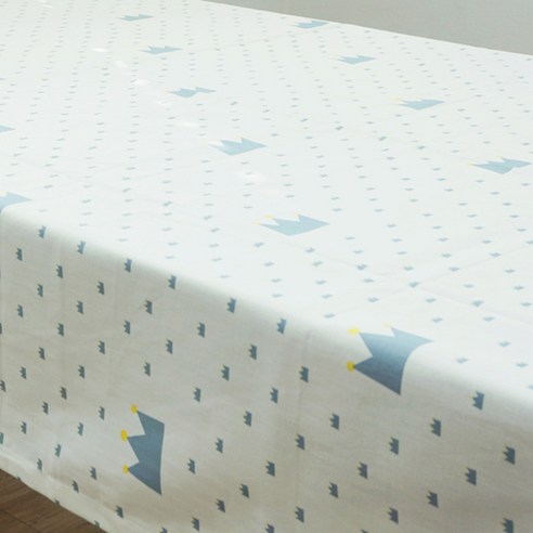 앤코튼 리틀크라운 테이블보, 아이보리, 6인 (105 x 210 cm)