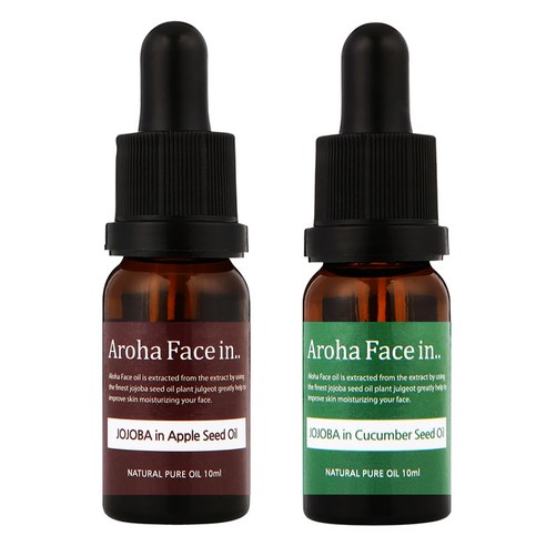 아로하트리즈 아로하페이스인 오일 세트, 애플씨드 10ml + 오이씨드 10ml, 1세트