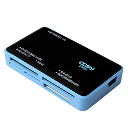 코시 F패널 카드리더 라이터, CR981, 블루